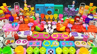 643 Minutes Satisfying Unboxing With Sanrio Barbie kitchen set Kitchen set unboxing review ASMR [upl. by Leahcimrej6]