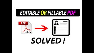 How to create fillable PDF form free  2022  Editable PDF [upl. by Cindee]