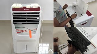 Sansui 37 L Air Cooler with ice chamber demo  zephyr 37 [upl. by Inoj710]