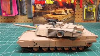 Revell 135 Abrams M1A1 Tank Model Kit Build Part 3 Final Slideshow [upl. by Ioyal]