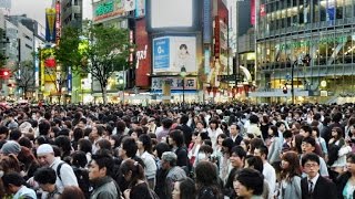 The famous Shibuya crossing  90 seconds [upl. by Izzy]