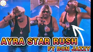 Ayra Starr  Rush Official Music Video Ft Don Jazzy dance challenge [upl. by Anomahs]