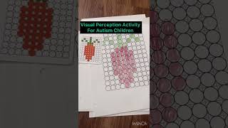 Eye Hand coordination Activities for Autism l Visual Perception for Autistic kids autismshorts [upl. by Yaresed]