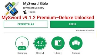 MySword v 95 amp 94 Premium – Deluxe Functions Desbloqueadas Actualizado 2018 [upl. by Enyehc]