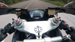 Ducati 848 evo vs Yamaha MT09 SP amp top speed [upl. by Nicko523]