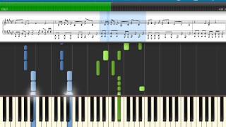 Amnesia OP Zoetrope Piano Synthesia Tutorial [upl. by Dede]