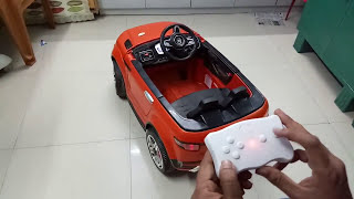 Baybee Range Rover Ride on car for kids  Pair remote control  Charge Battery [upl. by Endora789]