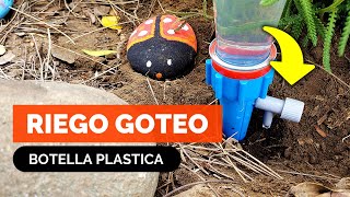 OLVIDATE DE REGAR 💧🌱 Plantas Vivas en Vacaciones Riego por Goteo con Botellas Plásticas [upl. by Ardnot]