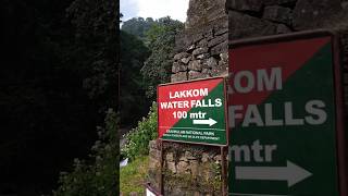 Awesome Lakkom waterfalls Munnar Keralayoutubetravel tourist destinationshill stationsnature [upl. by Berne]