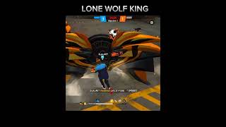 LONE WOLF KING freefire gaming shorts video subscribe [upl. by Ryun]