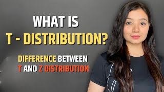 Students T Distribution  Z Distribution  T test  Statistics Tutorial [upl. by Vander]