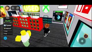 Playing game store tycoon part 3 capcut roblox foryou games funny [upl. by Wallraff598]