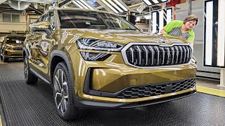 New Skoda KODIAQ 2024 PRODUCTION Line In Czech Republic [upl. by Samuele]