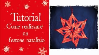 Come realizzare un festone natalizio [upl. by Shamus]