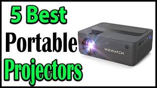 TOP 5 Best Portable Projectors Review 2025 [upl. by Corrie4]