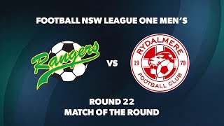 League One NSW Mens Round 22 Mt Druitt Town Rangers v Rydalmere Lions [upl. by Quillan]