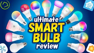 The BEST Smart Bulbs in 2023 Hue Wyze Kasa LiFX Nanoleaf Innr Yeelight Inovelli  more [upl. by Hardden890]