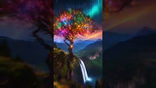 Lighting Tree Transforms into Mesmerizing Firework at Night  MUST SEE shorts tree viral [upl. by Harshman514]