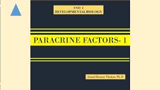 PARACRINE FACTORS  1 [upl. by Tybi603]