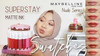 MAYBELLINE SUPERSTAY MATTE INK NUDE SERIES  8 COLORS [upl. by Aihseym]