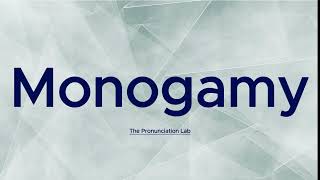 Monogamy Pronunciation How to Say Monogamy  How to Pronounce Monogamy howtopronounce [upl. by Rehpotsrhc]