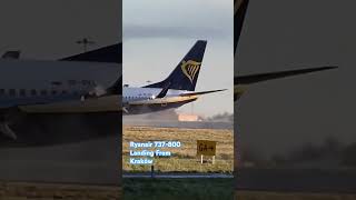 fypyoutube leedsbradfordairport ryanair 737 aviation [upl. by Yeldar602]