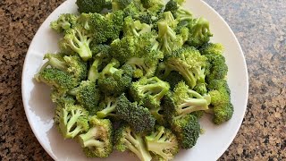 How To Cut Broccoli Into Florets [upl. by Aytida952]