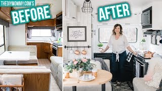 RV Renovation on a Budget Step by Step  The DIY Mommy [upl. by Ellora]