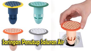 Penutup Saluran Air  Saringan Wastafel Kamar Mandi Drainase Anti Bau Anti Kecoa [upl. by Afinom573]