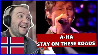 Aha  Stay On These Roads Live Ending On A High Note Dvd Utlendings Reaksjon 🇳🇴 Nordic REACTION [upl. by Ittocs]