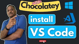 Chocolatey  Install Visual Studio Code [upl. by Hsiekal]