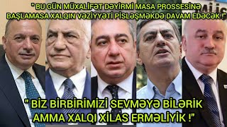 ƏLİ ƏLİYEV MÜXALİFƏTİN BİRLİYİNDƏN DANIŞDI [upl. by Laeria598]