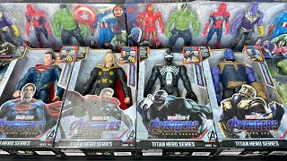 MARVEL TOYS Action Figures Unboxing Cheap Price Iron Man Hulk Thanos Black PanterSpidermen [upl. by Lamiv182]