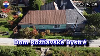 Dom v Rožňavskom Bystrom na predaj 67 000 € [upl. by Deloria]