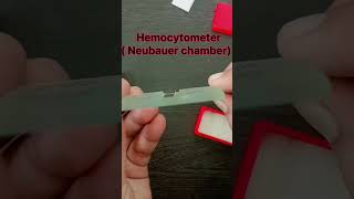 Hemocytometer or Neubauer chamber lab laboratory labtechdt hemocytometerneubauerviralshort [upl. by Ambros]