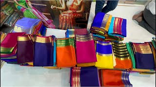 Chickpet Bangalore wholesale Mysore crepe silk sareessingle saree courier available [upl. by Cedric]