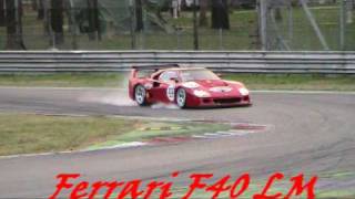 Ferrari F40 LM  Autodromo di Monza 27032009 [upl. by Annahgiel]