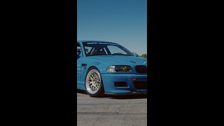 Track Built BMW E46 M3 on Apex ML10RT Forged Wheels [upl. by Josi28]