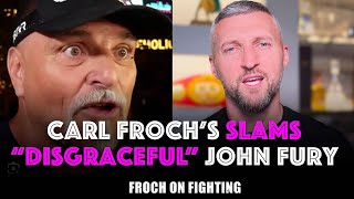 “JOHN FURY IS A DISGRACE A TYPICAL BIG BULLY” Carl Froch slams John Fury for headbutt incident [upl. by Kaleena]