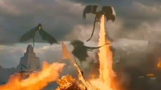 Dragon Rhaegal Death Scene Euron Kills Game of Thrones Season 8 Episode 4 [upl. by Eiderf]