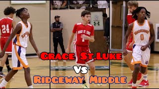 Ridgeway Middle battles Grace St Luke [upl. by Ck795]