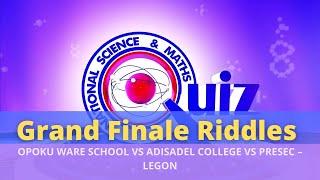 NSMQ 2020 All Riddles  Grand Finale  PRESEC – LEGON VS OPOKU WARE SCHOOL VS ADISADEL COLLEGE [upl. by Uyr]