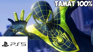 TAMAT 100 SpiderMan Miles Morales PLAYSTATION 5 [upl. by Eislek]