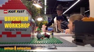 LEGO Kidsfest BRICKFILM WORKSHOPs 2014 on quotFanweltquot [upl. by Tarrel]