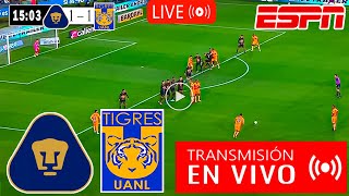 Pumas Vs Tigres EN VIVO  Partido Hoy Pumas Vs Tigres En Vivo  Ver Semifinal Apertura 2023 [upl. by Lilak]