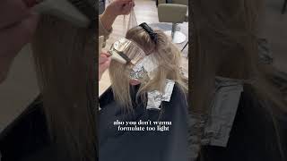 BLENDY BLONDE HOWTO 🪄 follow for more blonding tips [upl. by Freida429]