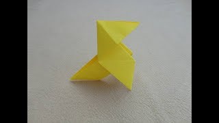 Papiroflexia Pajarita de Papel Manualidades  Origami easy bird DIY Handmade Paper Crafts [upl. by Suh]