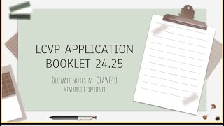 LCVP APPLICATION [upl. by Iarised]