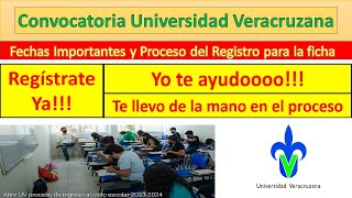 Convocatoria UV 2023 Universidad Veracruzana  Proximamente 2024 [upl. by Ogaitnas]