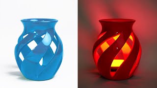 Table lamp making  Corner Flower vase  Lighting lamp making [upl. by Eniar511]